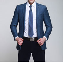 藍色男士職業裝 藍色男士職業裝