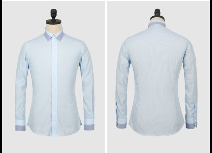 修身男士商務(wù)長(zhǎng)袖襯衫